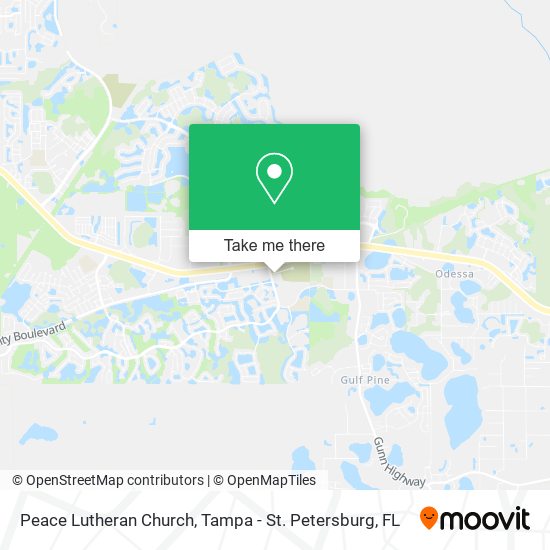 Mapa de Peace Lutheran Church