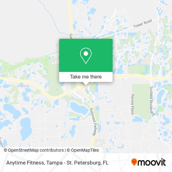 Anytime Fitness map