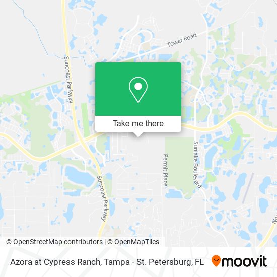 Azora at Cypress Ranch map