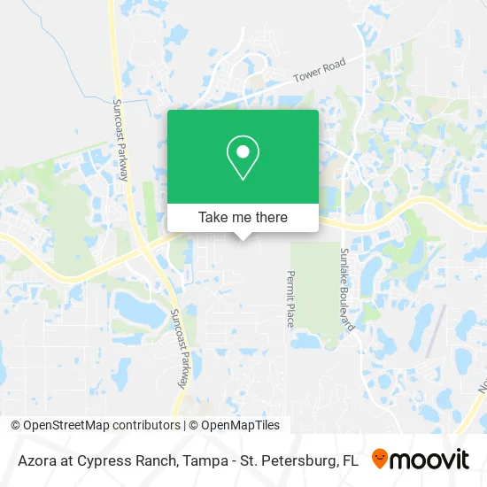 Azora at Cypress Ranch map