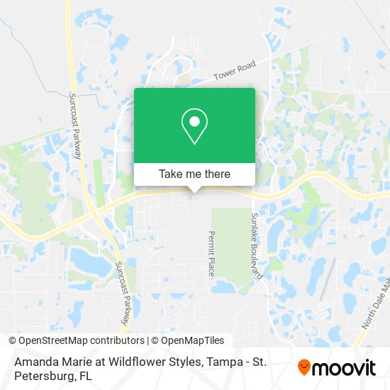 Amanda Marie at Wildflower Styles map