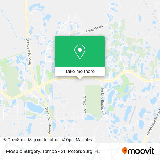 Mosaic Surgery map