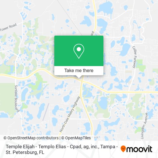 Temple Elijah - Templo Elías - Cpad, ag, inc. map