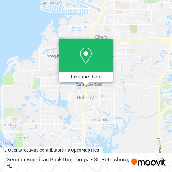 German American Bank Itm map