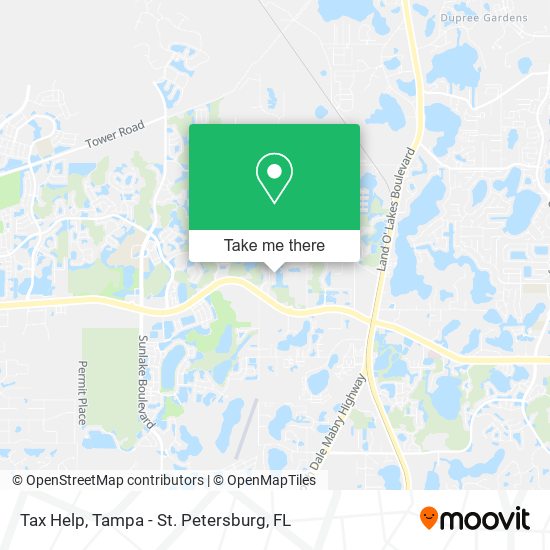 Mapa de Tax Help