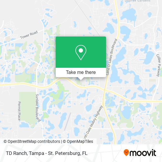 Mapa de TD Ranch