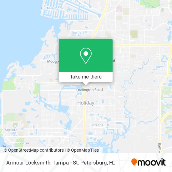 Armour Locksmith map