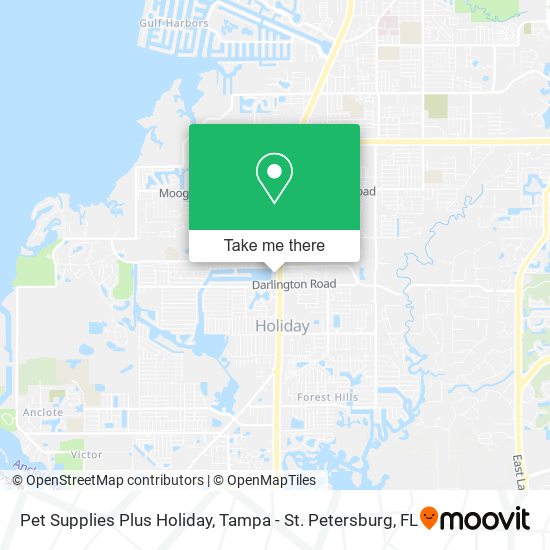 Pet Supplies Plus Holiday map