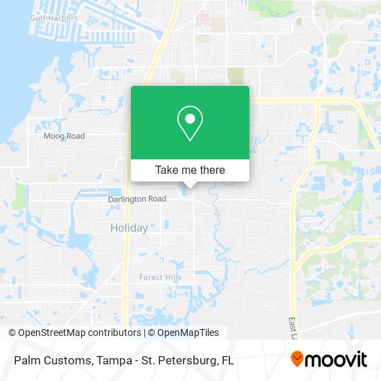 Palm Customs map
