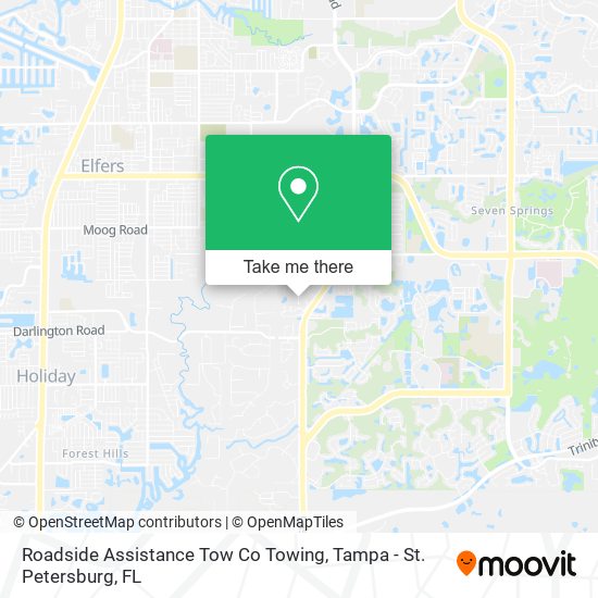 Roadside Assistance Tow Co Towing map