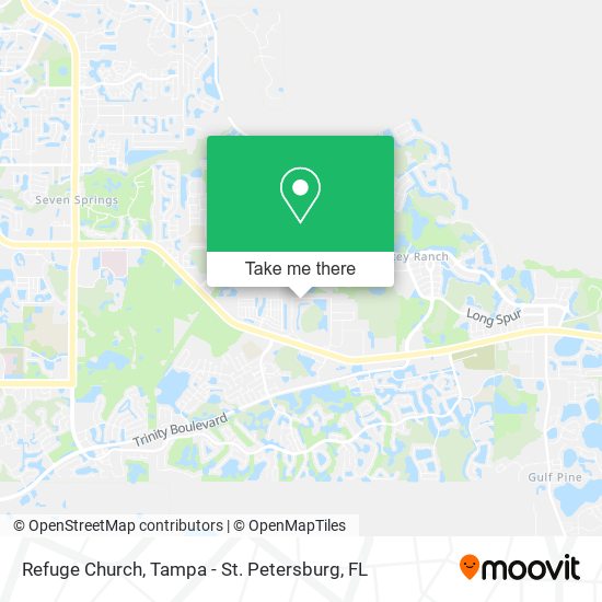 Refuge Church map