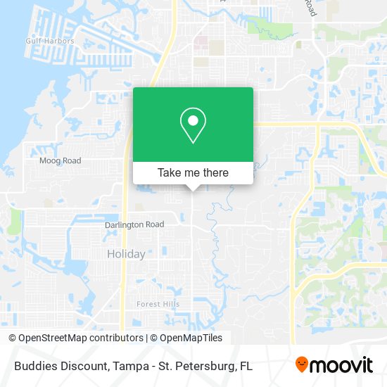 Buddies Discount map