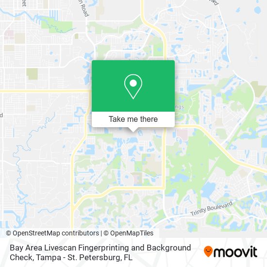 Bay Area Livescan Fingerprinting and Background Check map