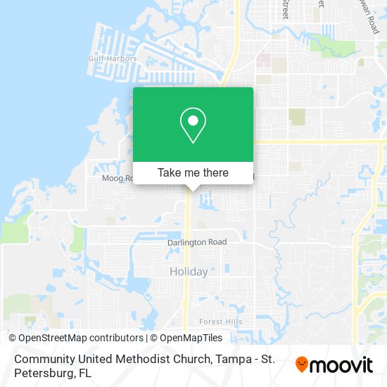 Community United Methodist Church map
