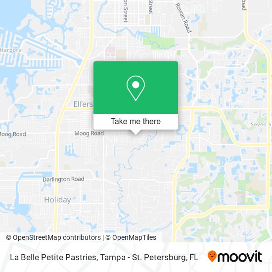La Belle Petite Pastries map