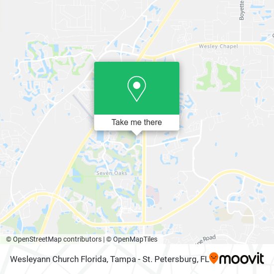 Wesleyann Church Florida map