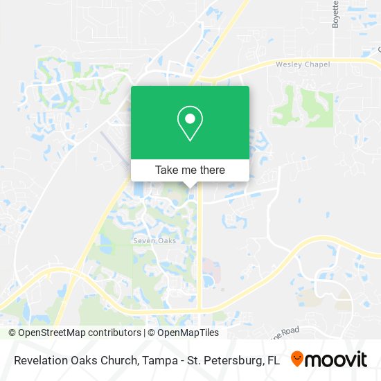 Revelation Oaks Church map