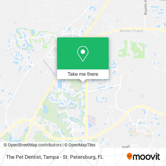 The Pet Dentist map