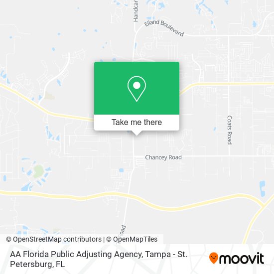 AA Florida Public Adjusting Agency map