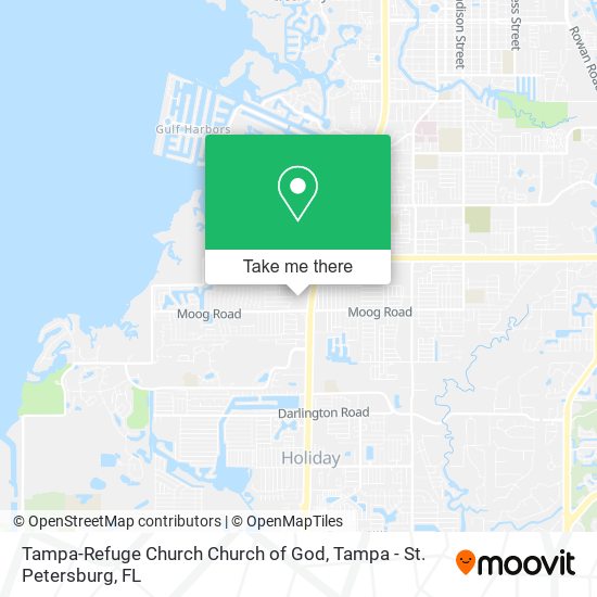 Tampa-Refuge Church Church of God map