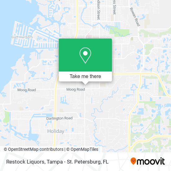 Mapa de Restock Liquors