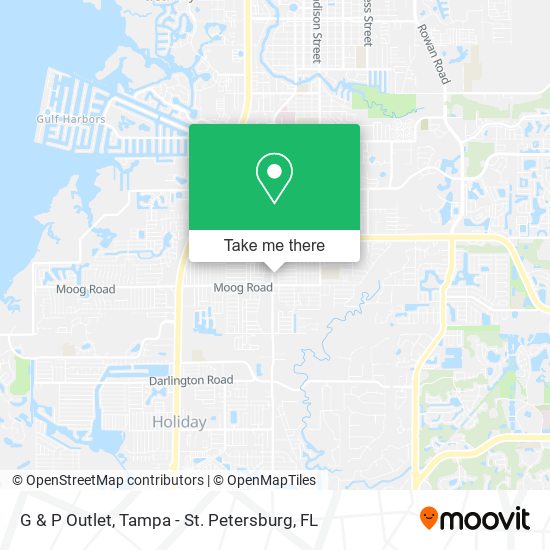 G & P Outlet map