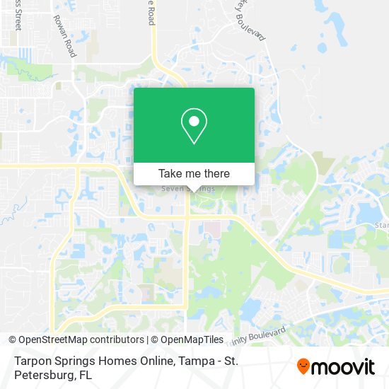 Tarpon Springs Homes Online map