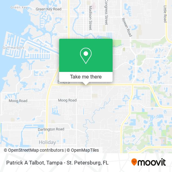 Mapa de Patrick A Talbot