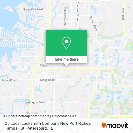 25 Local Locksmith Company New Port Richey map