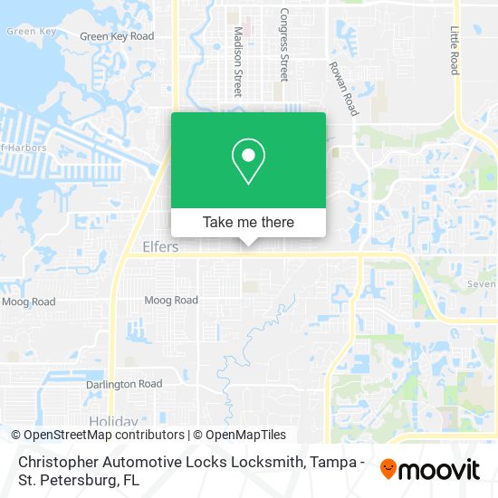 Mapa de Christopher Automotive Locks Locksmith