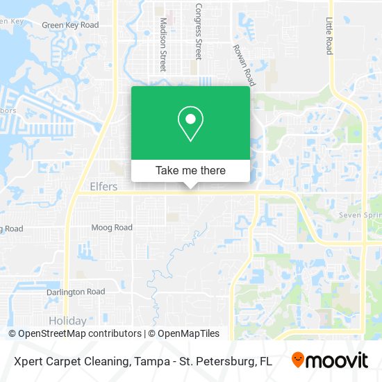 Xpert Carpet Cleaning map