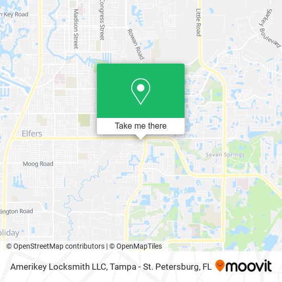 Mapa de Amerikey Locksmith LLC