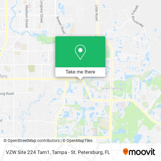 VZW Site 224 Tam1 map