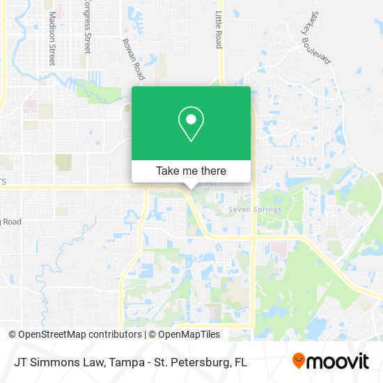 JT Simmons Law map