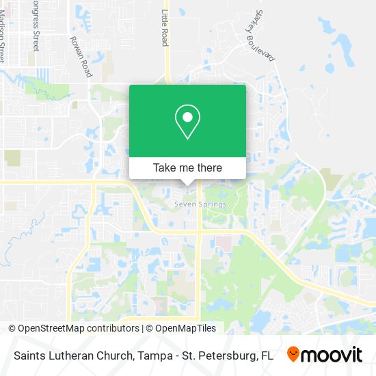 Mapa de Saints Lutheran Church