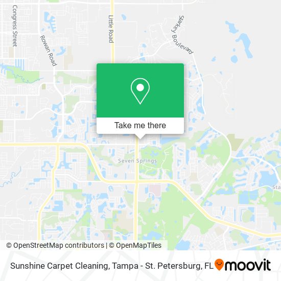 Sunshine Carpet Cleaning map