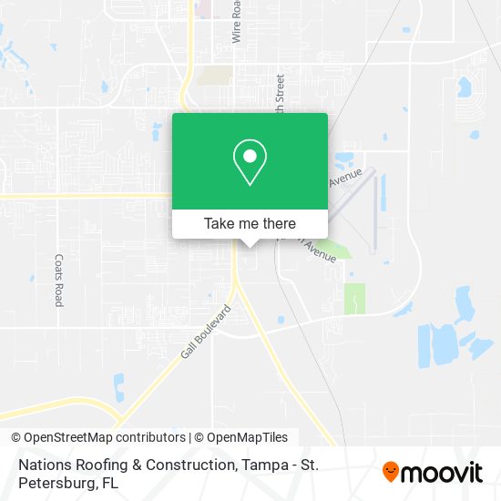 Mapa de Nations Roofing & Construction