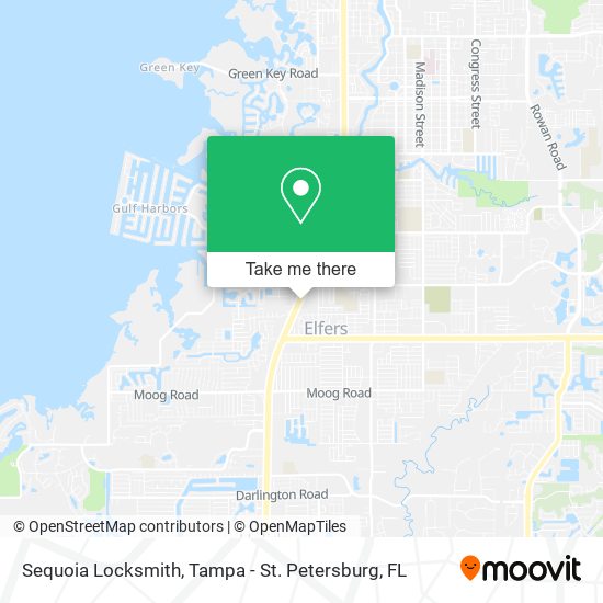 Sequoia Locksmith map