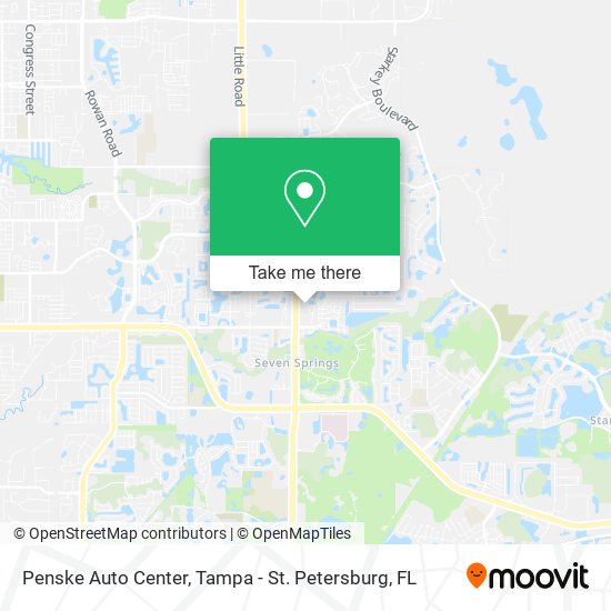 Penske Auto Center map