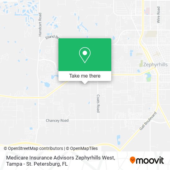 Mapa de Medicare Insurance Advisors Zephyrhills West