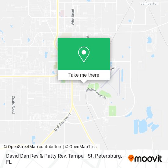 David Dan Rev & Patty Rev map