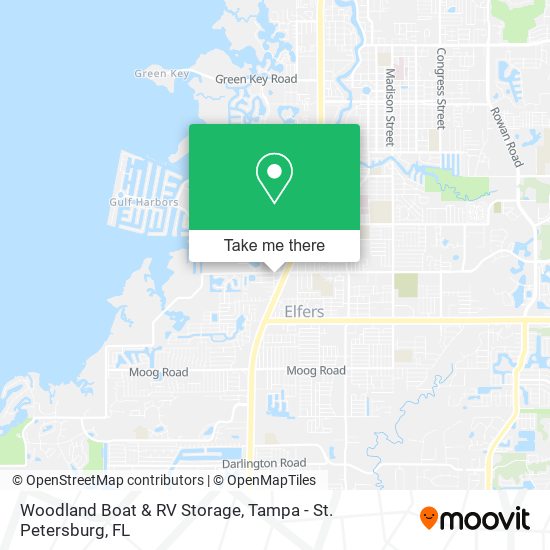 Woodland Boat & RV Storage map