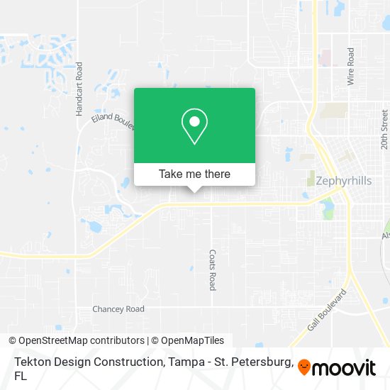 Mapa de Tekton Design Construction