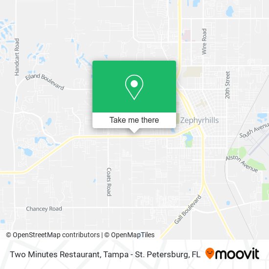 Two Minutes Restaurant map
