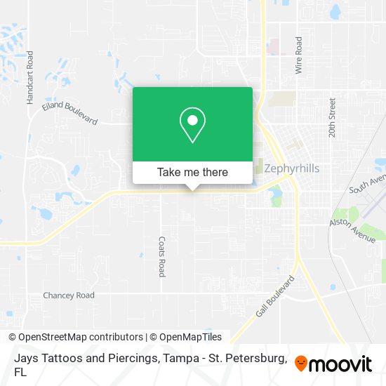 Jays Tattoos and Piercings map