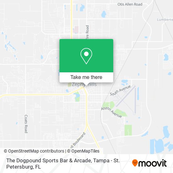 Mapa de The Dogpound Sports Bar & Arcade