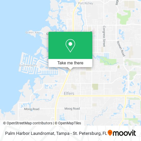 Palm Harbor Laundromat map