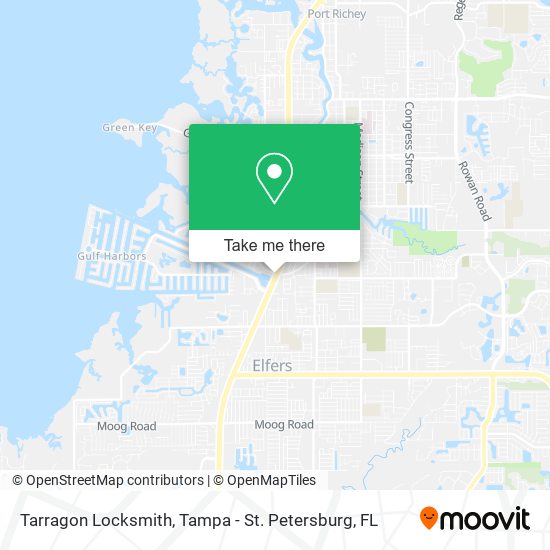 Tarragon Locksmith map