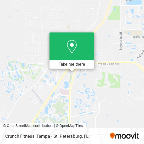 Crunch Fitness map