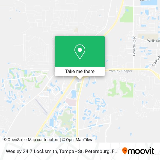 Wesley 24 7 Locksmith map